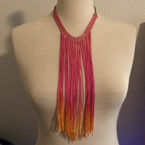 Ombré crochet necklace - Picture 5 of 5